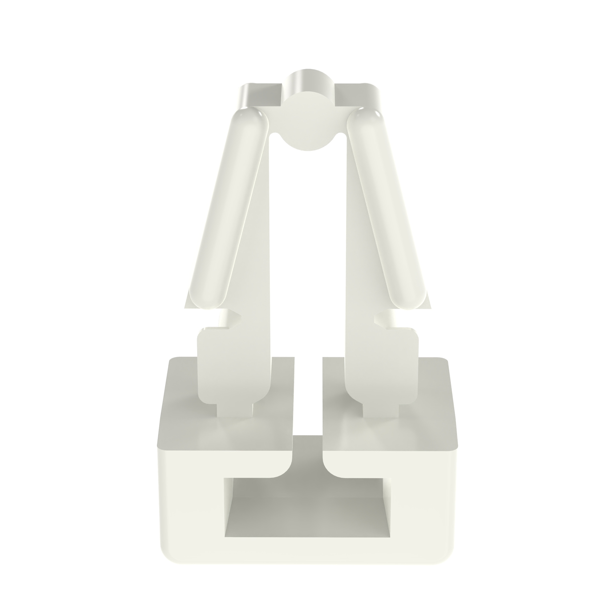 PM2H25-C Cable Tie Mount, Natural, PA 6.6, Push Barb, 0.3x0.38", PK100