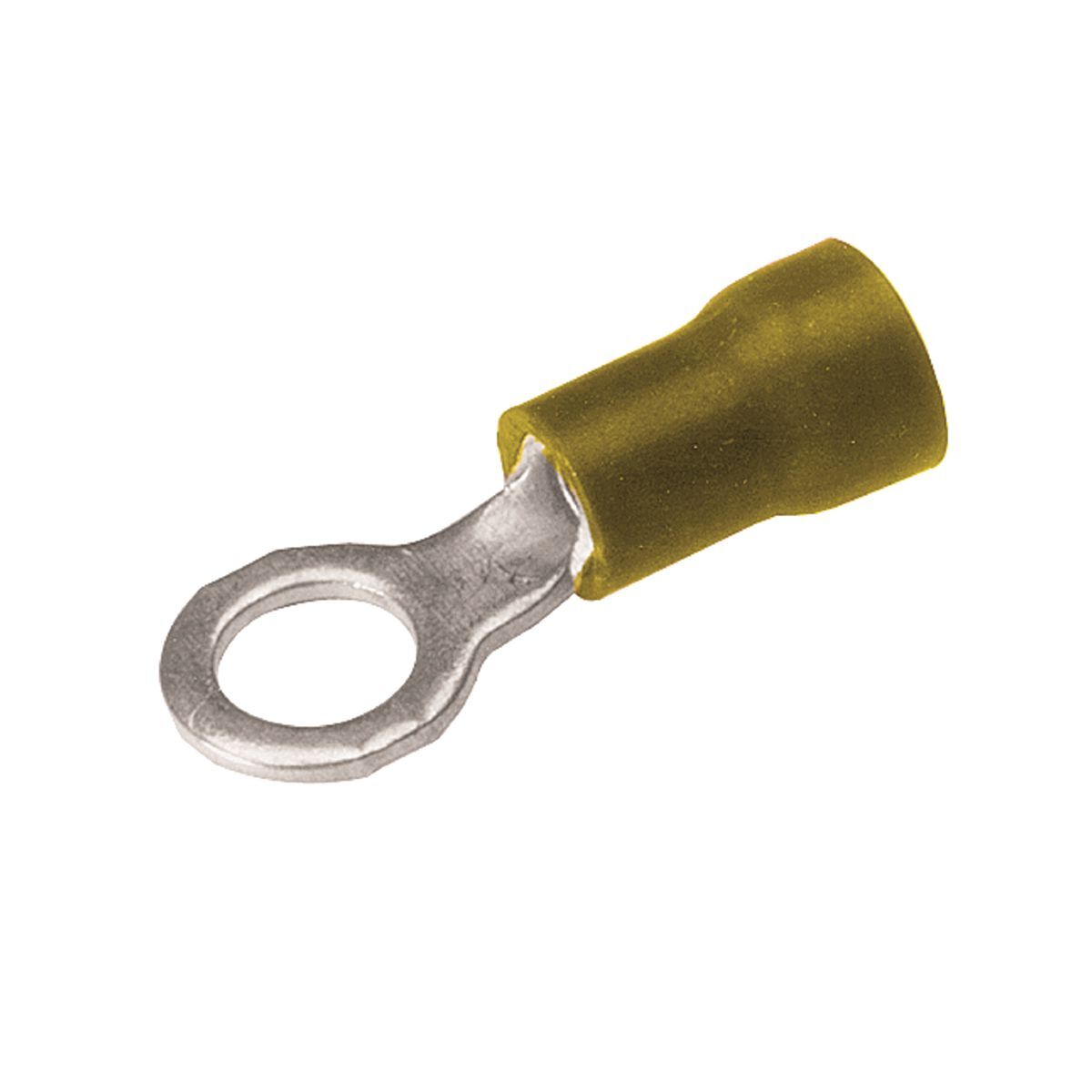 TP106 TP Series Type TP Ring Terminal, 12 to 10 AWG Conductor, 0.68 in L, Deep V-Groove Serrated Barrel, Electrolytic Copper, Blue