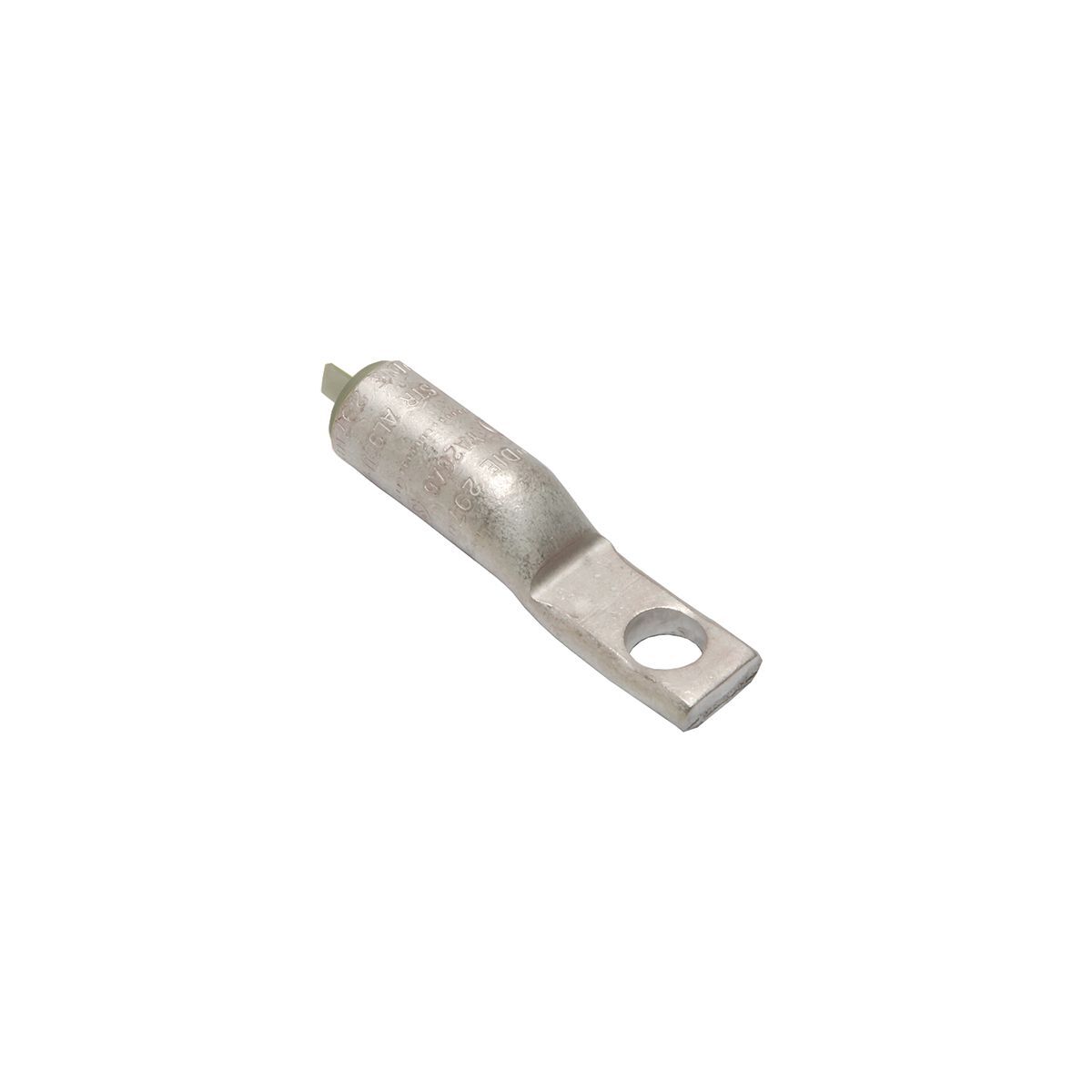 YA1CA1 YA-A 1-Hole Dual Rated Uninsulated Compression Lug, 1 AWG Aluminum/Stranded Copper Conductor, Die Code: 471, 3/8 in Stud, Electro Plated Tin Aluminum