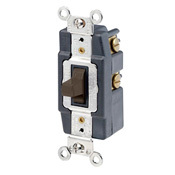1286-W Extra Heavy Duty Toggle Switch, 120/277 V AC, 20 A, 800 W, 1000 VA Power Rating, SPDT Contact