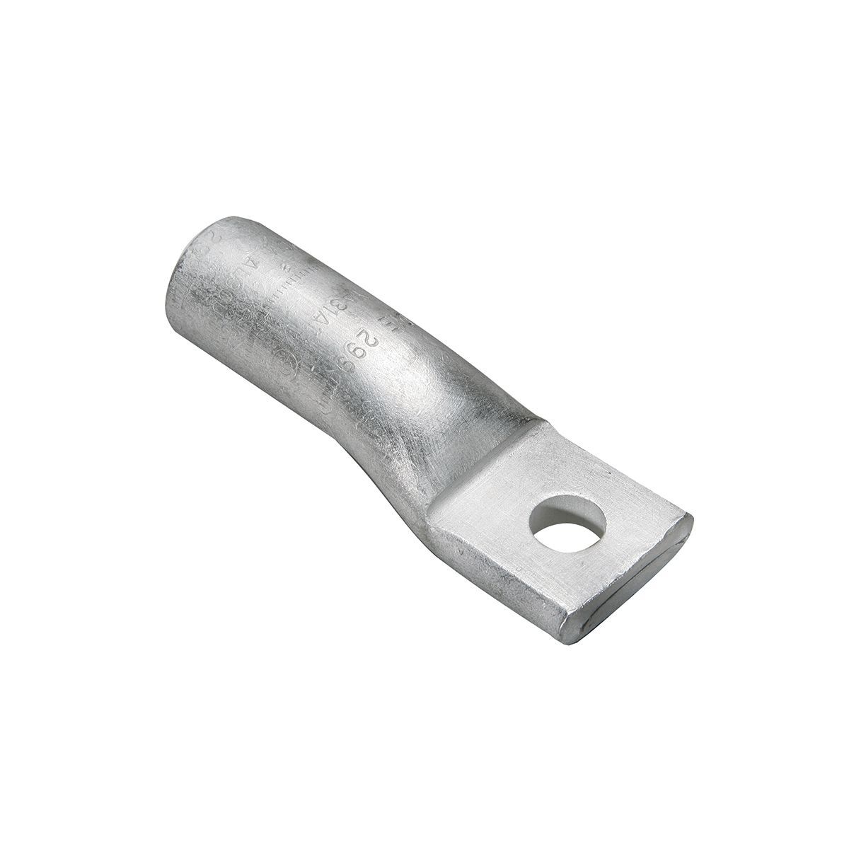 YA32A1 YA-A 1-Hole Dual Rated Uninsulated Compression Lug, 400 kcmil Aluminum/Copper Conductor, Die Code: 472, 5/8 in Stud, Electro Plated Tin Aluminum