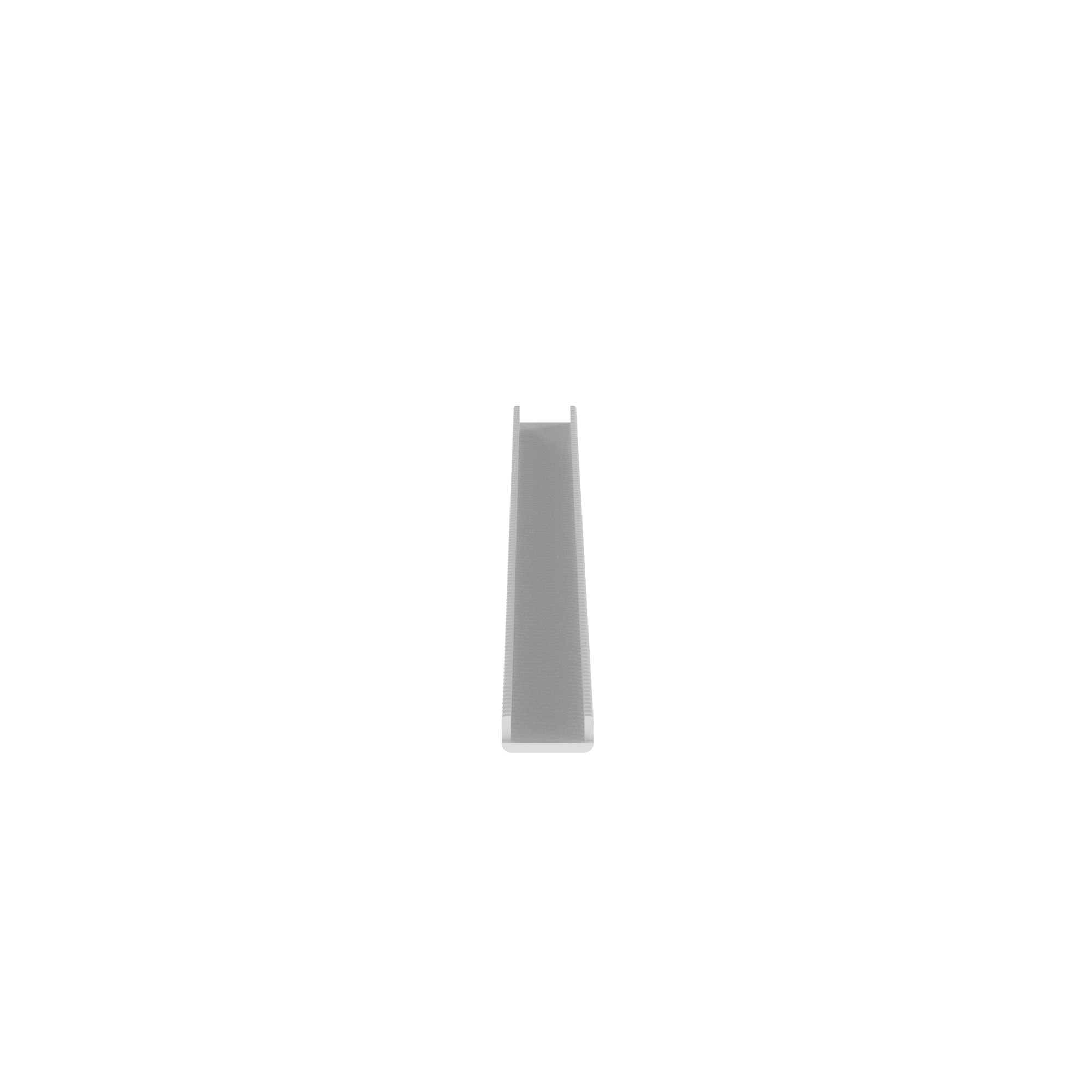 GE128-C Non-Adhesive Slit Grommet Edging Strip, 0.085 to 0.128 in THK Panel, 12-3/4 ft L, Nylon 6.6, Natural