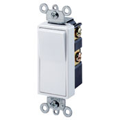 5604-2W Rocker Switch, 15 Amp, 120/277V, White