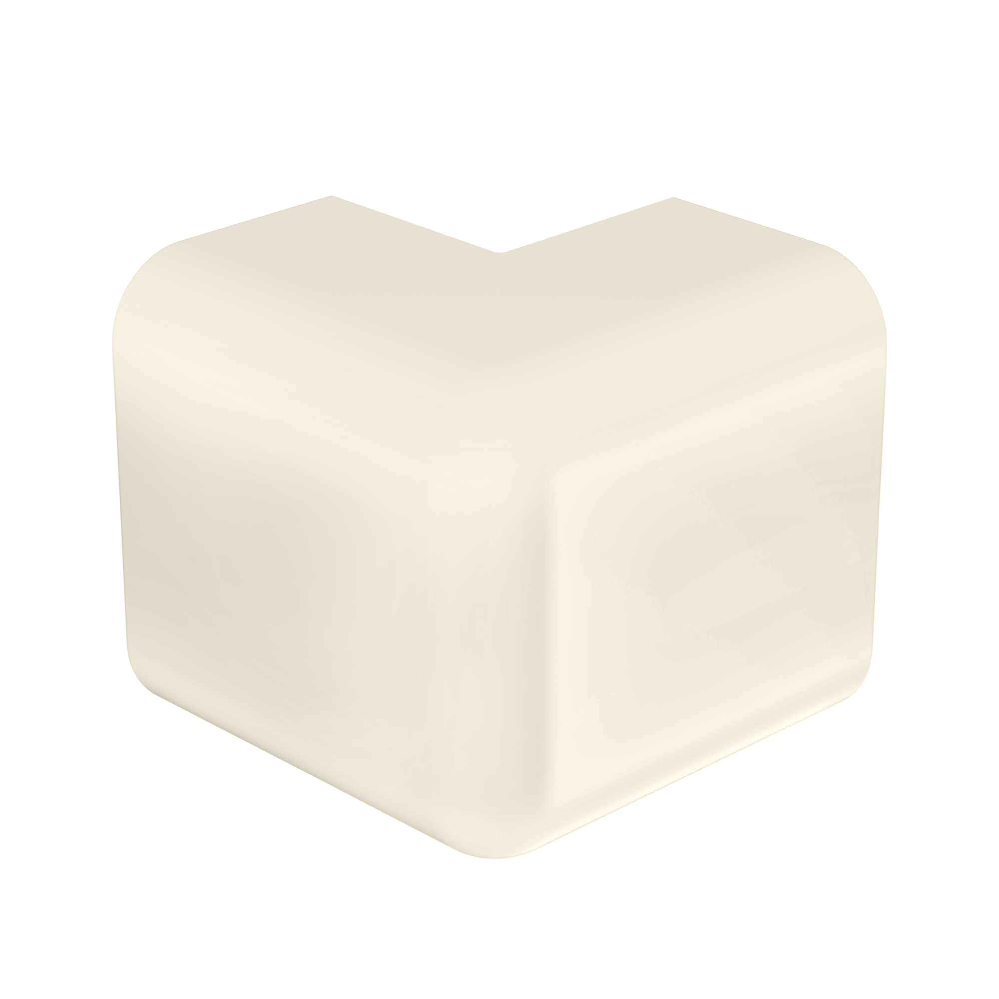 Surface Raceway, LDPH10 Power Rated Outside Corner, Off-White