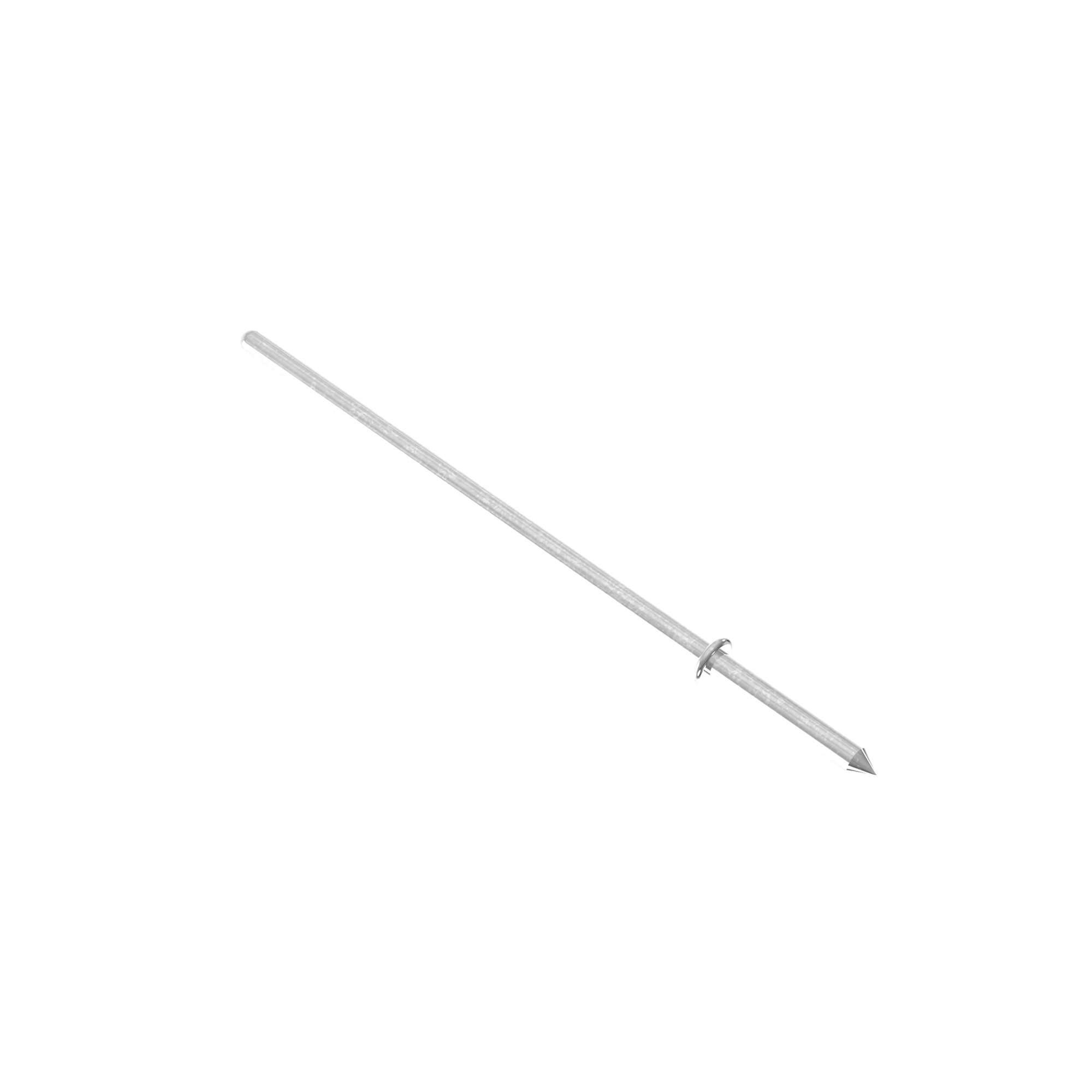 HBN2.5-T Quick-Build Harness Board Nail, 0.107 in Dia, 2-1/2 in L, Steel, Nickel Plated