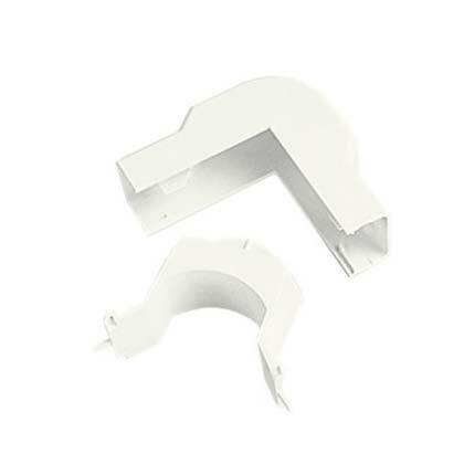 Surface Raceway, LDPH3 Power Rated Outside Corner, Off-White