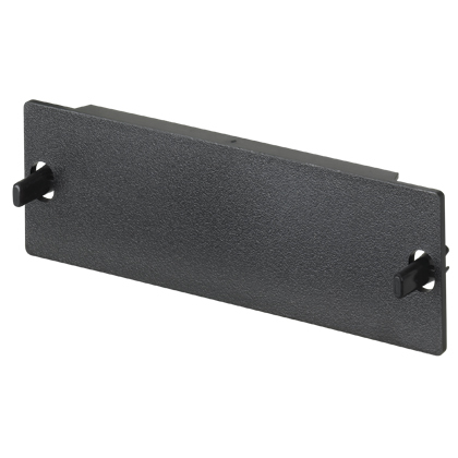 Opticom Fiber Adapter Panel Blank, Black