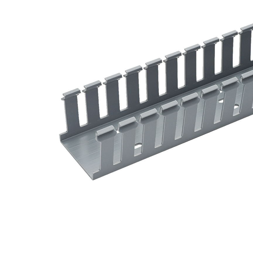G1X1LG6-A Panduct Type G Base Wiring Duct, 0.31 in Wide Slot Slot, 1-1/4 in W x 1.12 in D, PVC