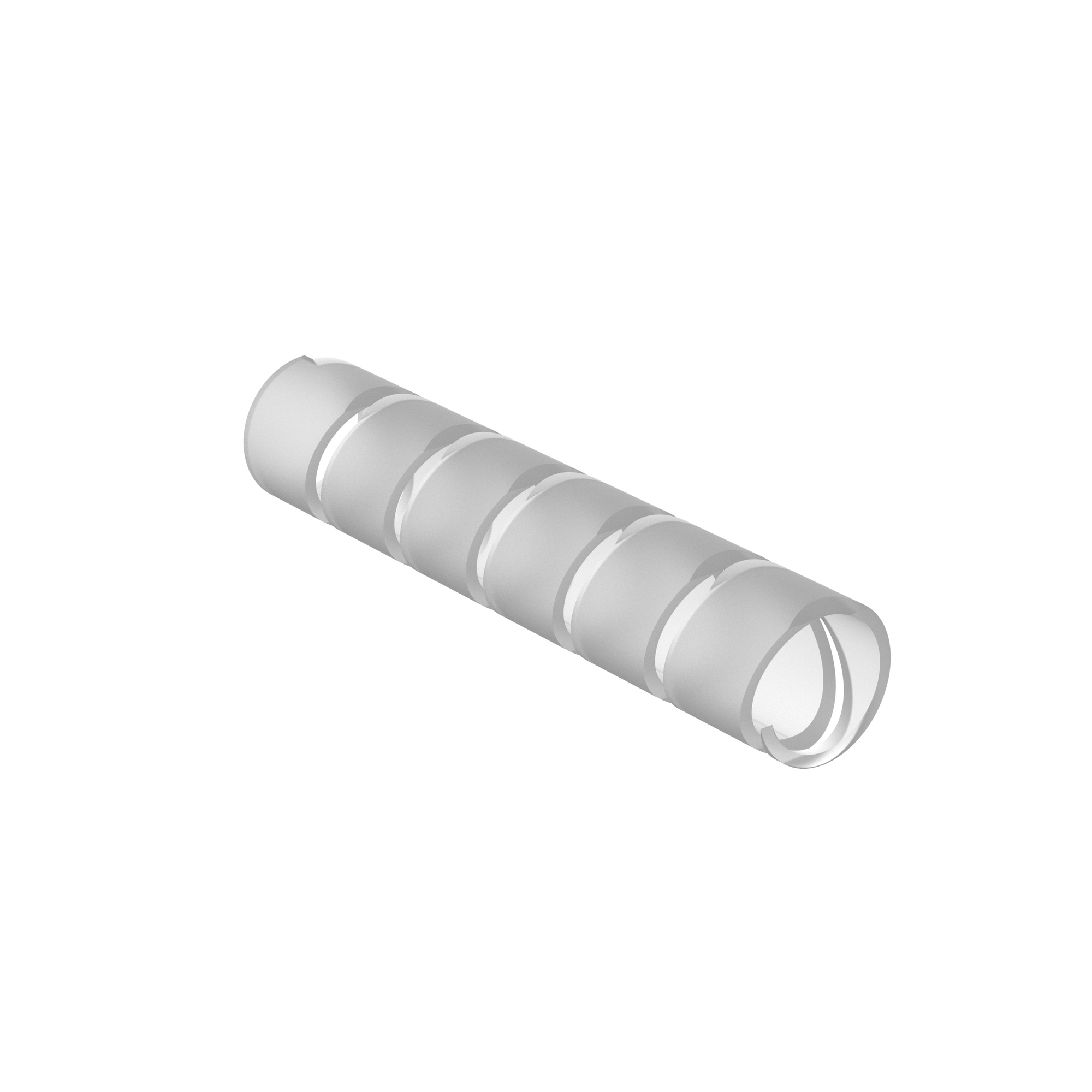 T25F-M Spiral Wrap, Natural, PE, 0.1875" Min Dia., 1000' Roll, PK1