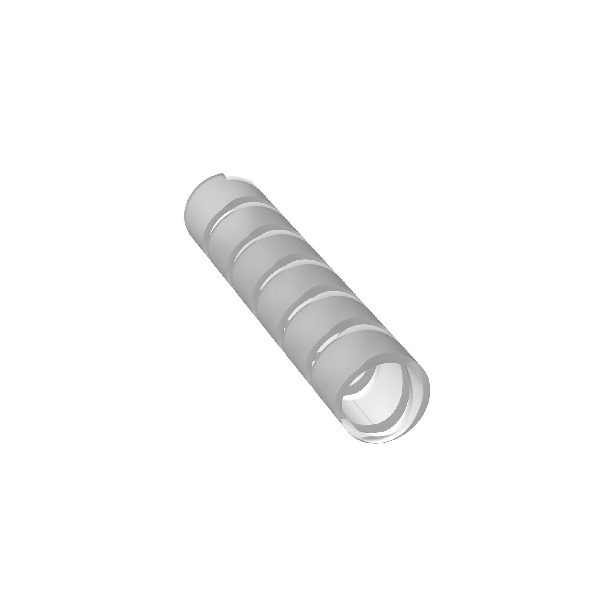 T50T-Q Reusable Reverse Cut Spiral Wrap, 1/2 in OD Dia x 25 ft L x 0.03 in THK, PTFE, Natural