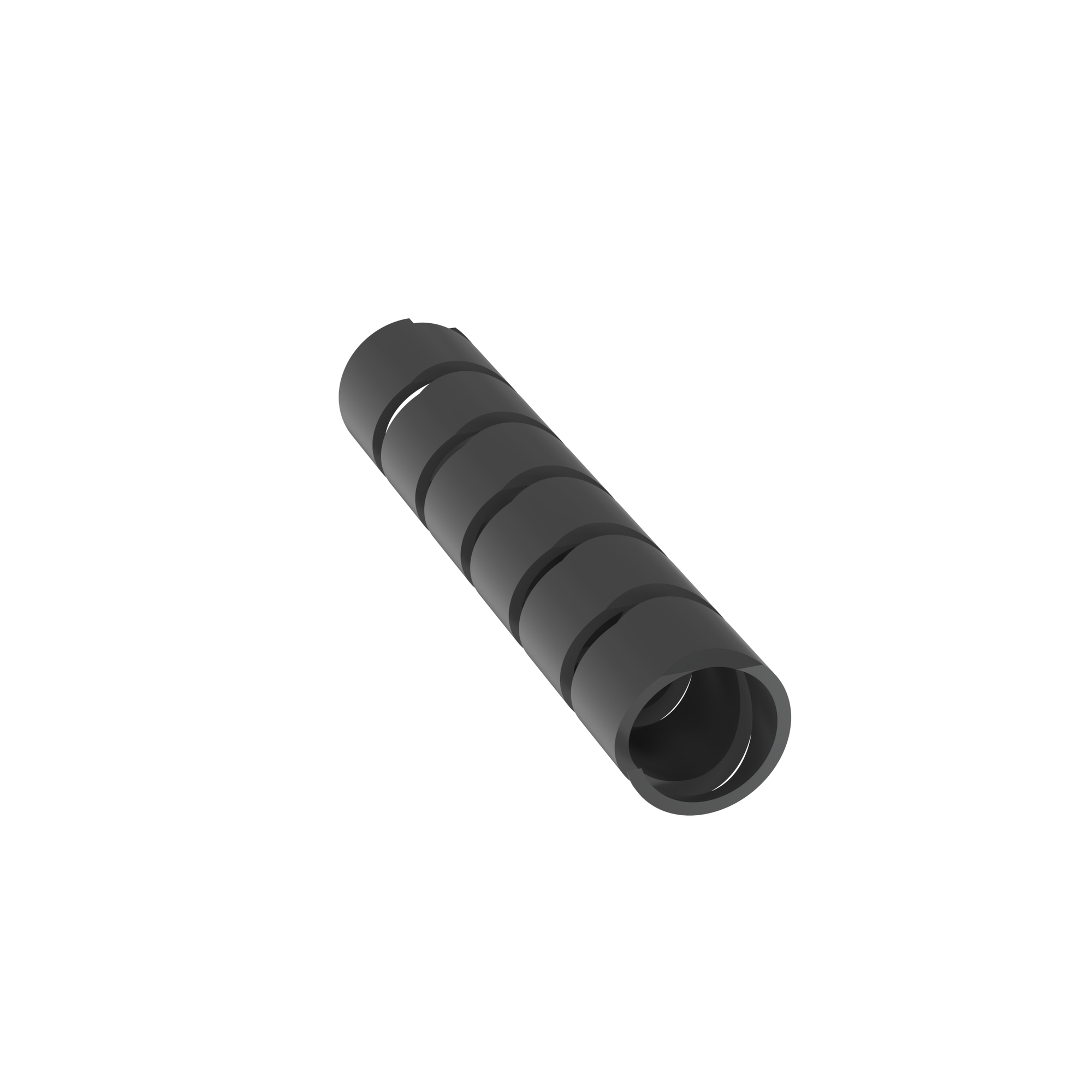 T50F-C0 Spiral Wrap, Black, UV PE, 0.375" Min Dia., 100' Roll, PK1