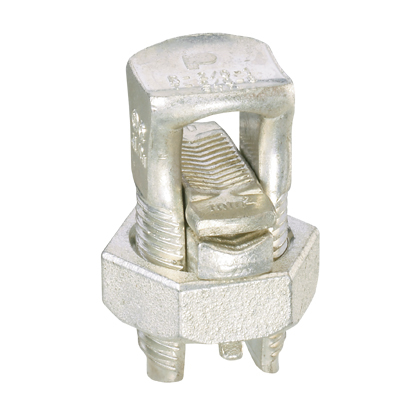 SBCT250-Q Pan-Lug Mechanical Split-Bolt Connector, 1 AWG to 250 kcmil Stranded Aluminum/Copper Conductor, Copper