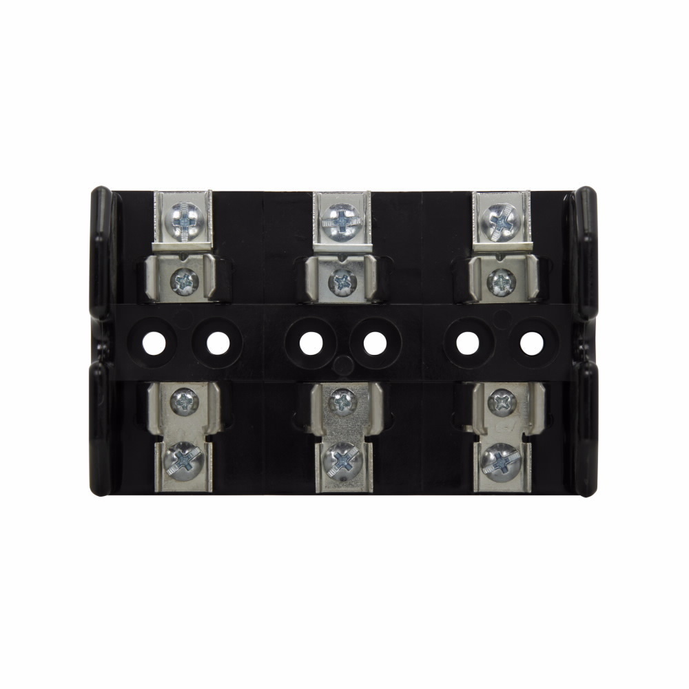 T60060-3SR Modular Open Fuse Block With Reinforced Spring, 600 V AC/DC, 31 to 60 A, Class: T, 10 AWG Wire, 3 Poles