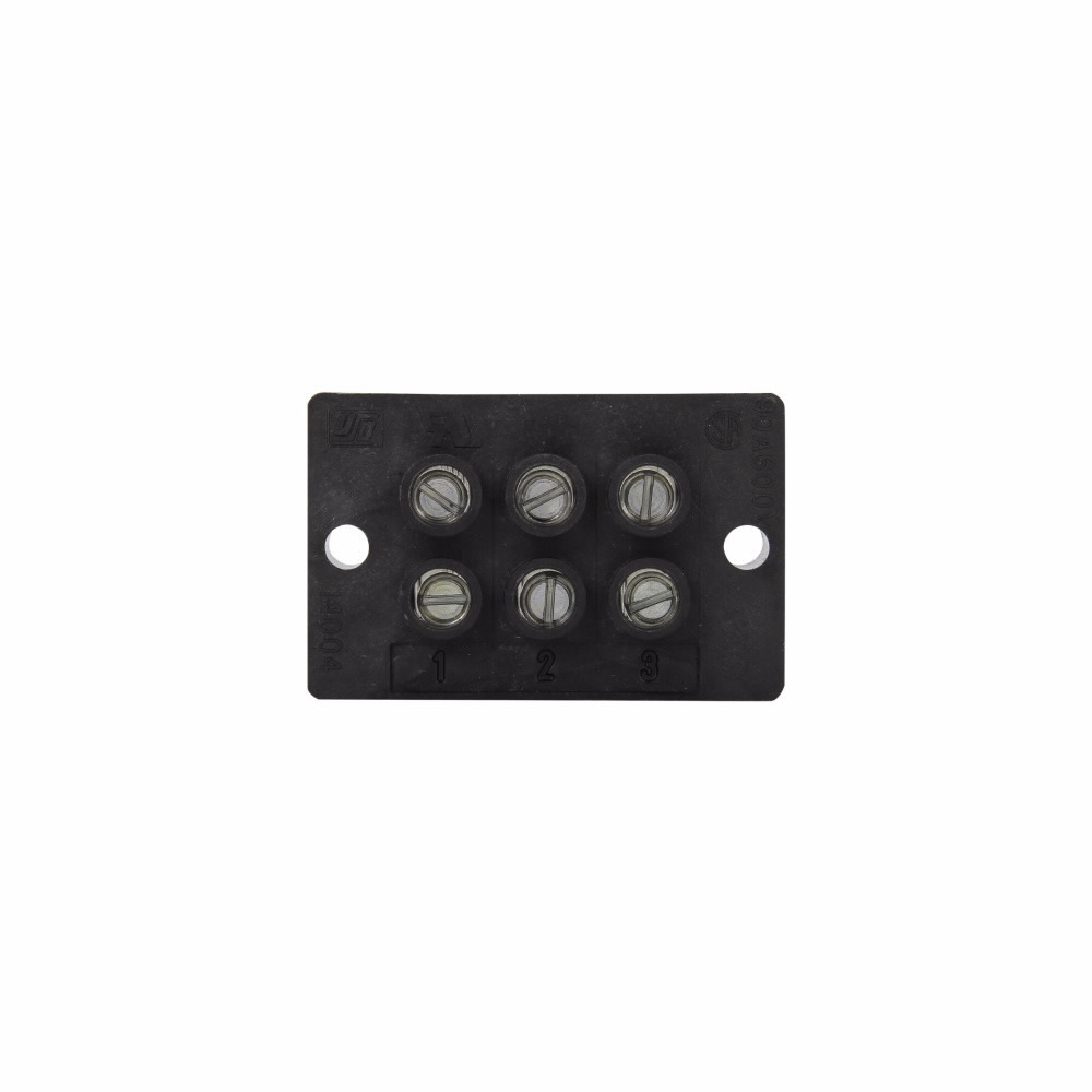14004-2 2-Pole Dead Front Power Terminal Block, 600 V AC/DC, 90 A, 14 to 4 AWG Wire