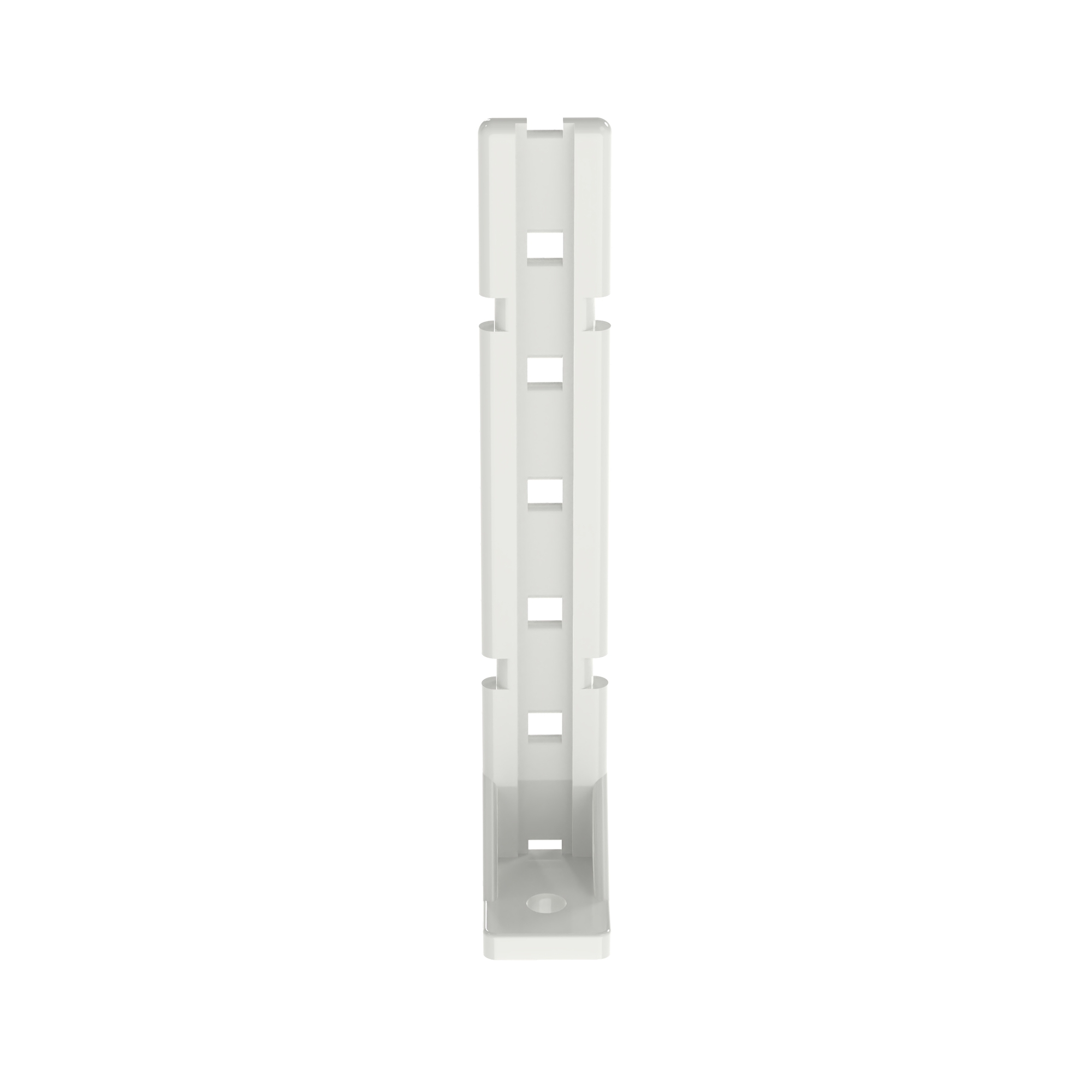 PP2S-S10-X Pan-Post Cable Tie Mount, 2-Way, Threaded Mount, 0.19 in W Tie, Nylon 6.6/Polyamide, Natural