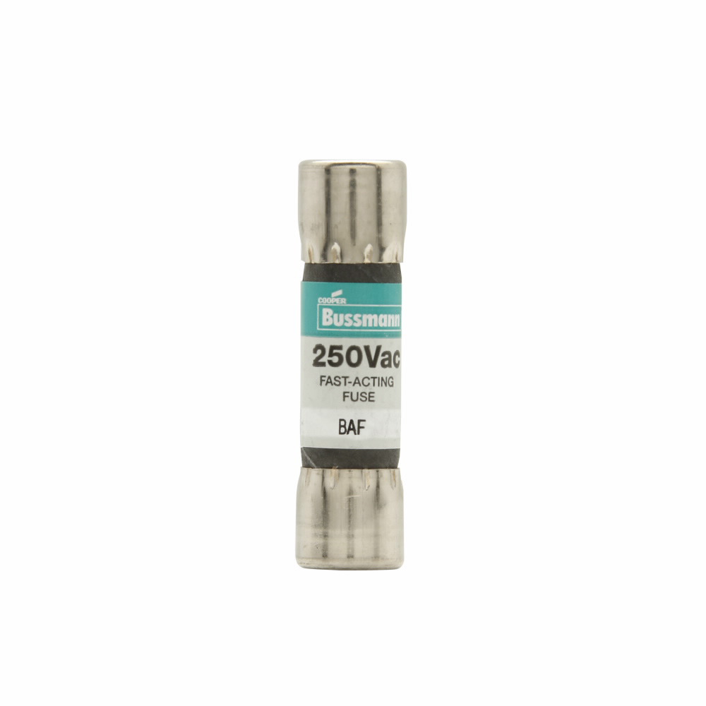 BAF-10 Fast Acting Low Voltage Supplemental Fuse, 10 A, 250 V AC, 200 A Interrupt, Class: Supplemental, Cartridge Body