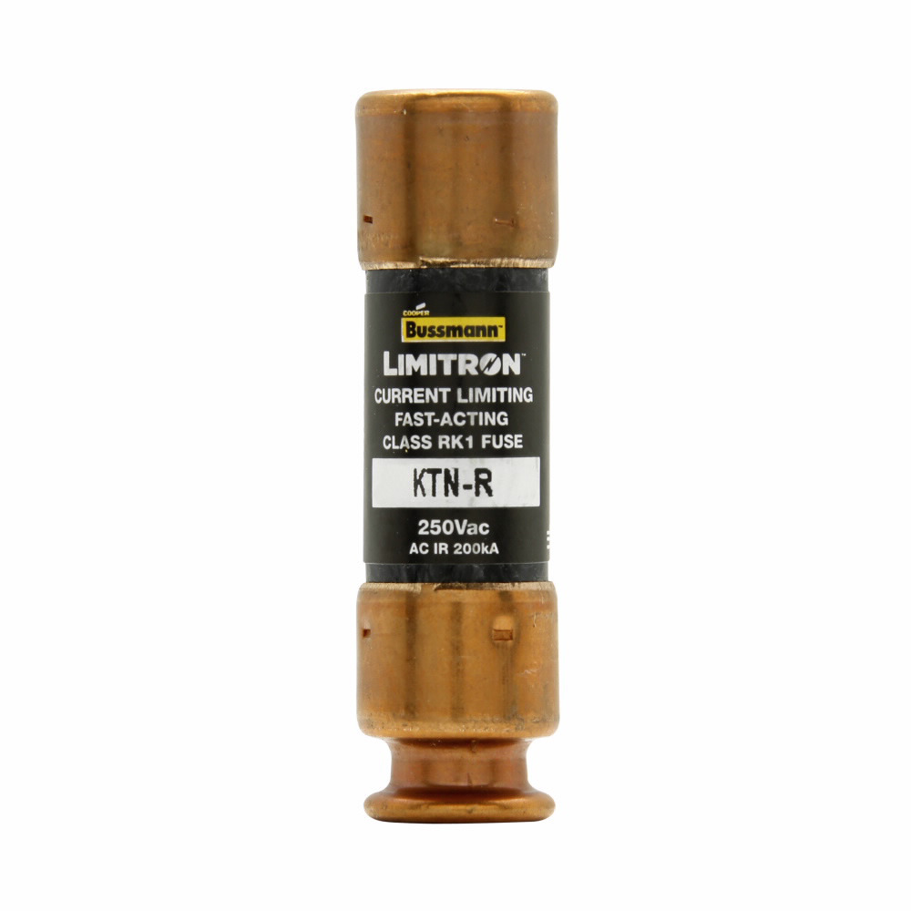KTN-R-6 Limitron Current Limiting Fast Acting Low Voltage Fuse With Minimal Time Delay, 6 A, 250 V, 200/10 kAIC Interrupt, RK1 Class, Cartridge Body