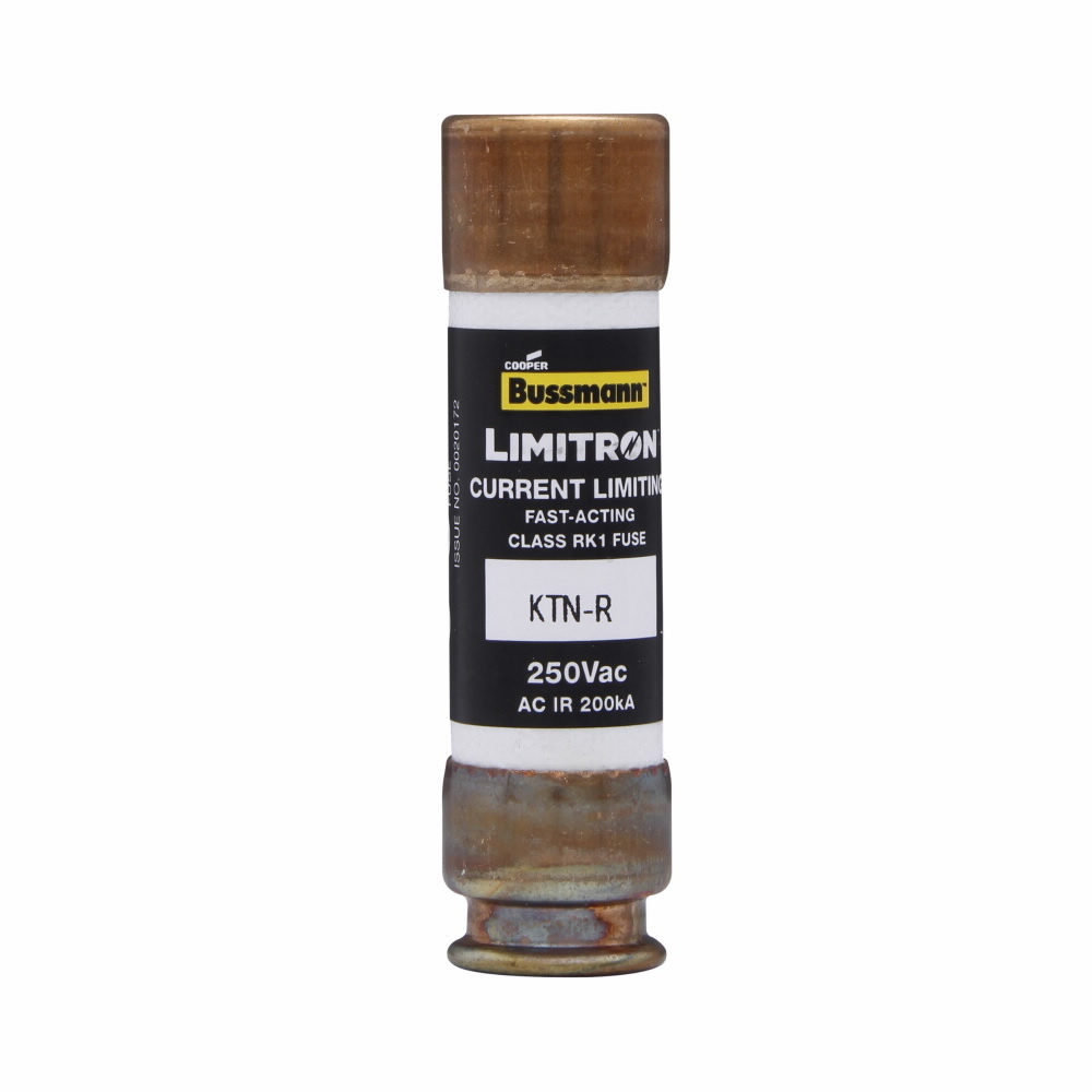 KTN-R-50 Limitron Fast Acting Current Limiting Low Voltage Fuse, 50 A, 250 V, 10000 A Interrupt, RK1 Class, Cartridge Body