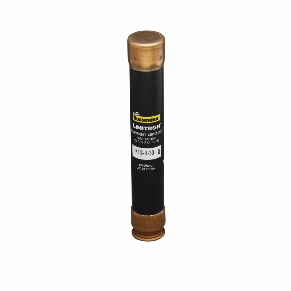 KTS-R-20 Limitron Current Limiting Fast Acting Low Voltage Fuse, 20 A, 600 V, 200 kAIC Interrupt, RK1 Class, Cartridge Body