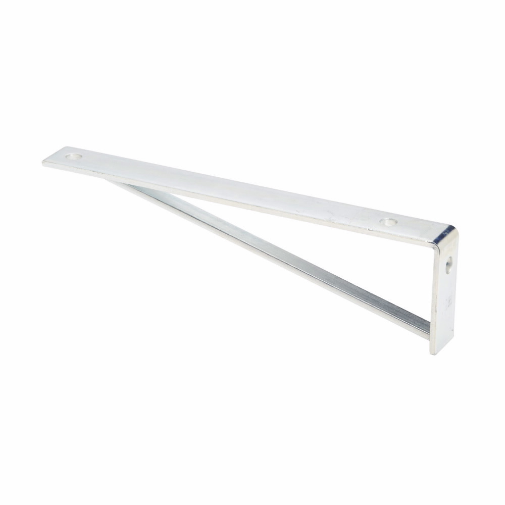 B189ZN Channel Bracket, 3 Holes, 15 in L x 1-5/8 in W x 7/32 in THK, Steel