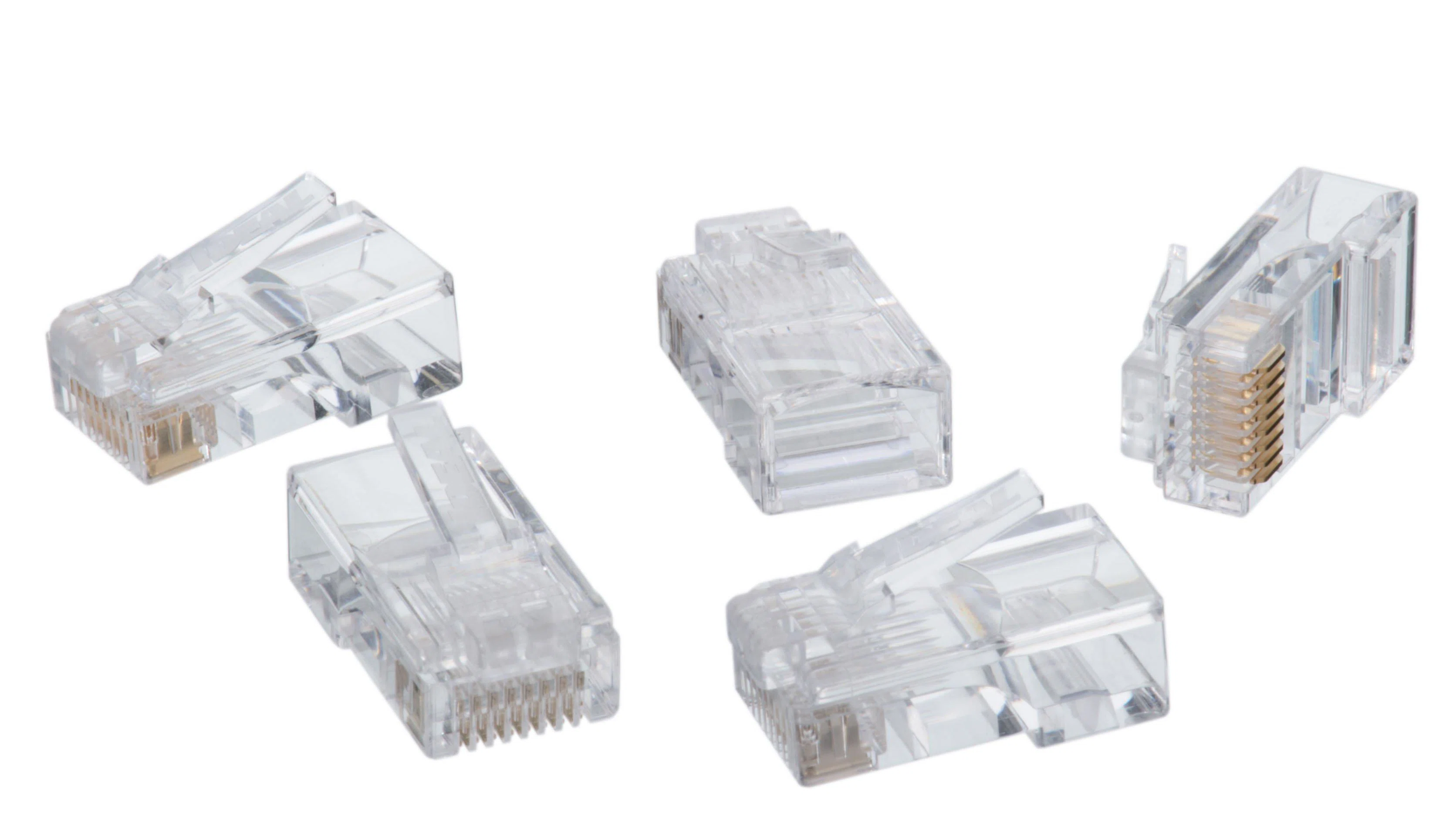 85-345 RJ-11 Modular Plug, Solid Conductor, Plastic