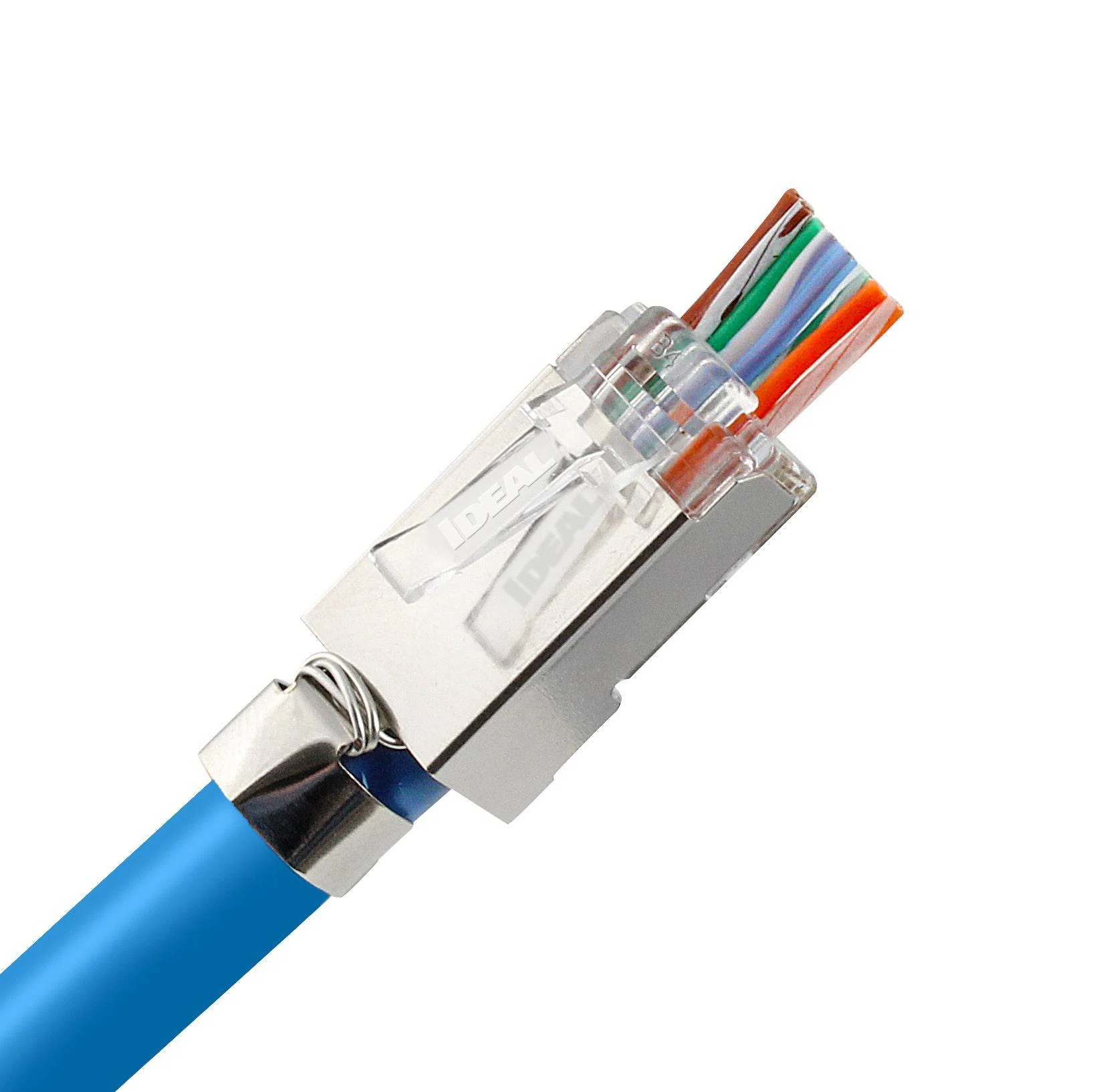 85-369 RJ45 Feed-Thru Modular Plug