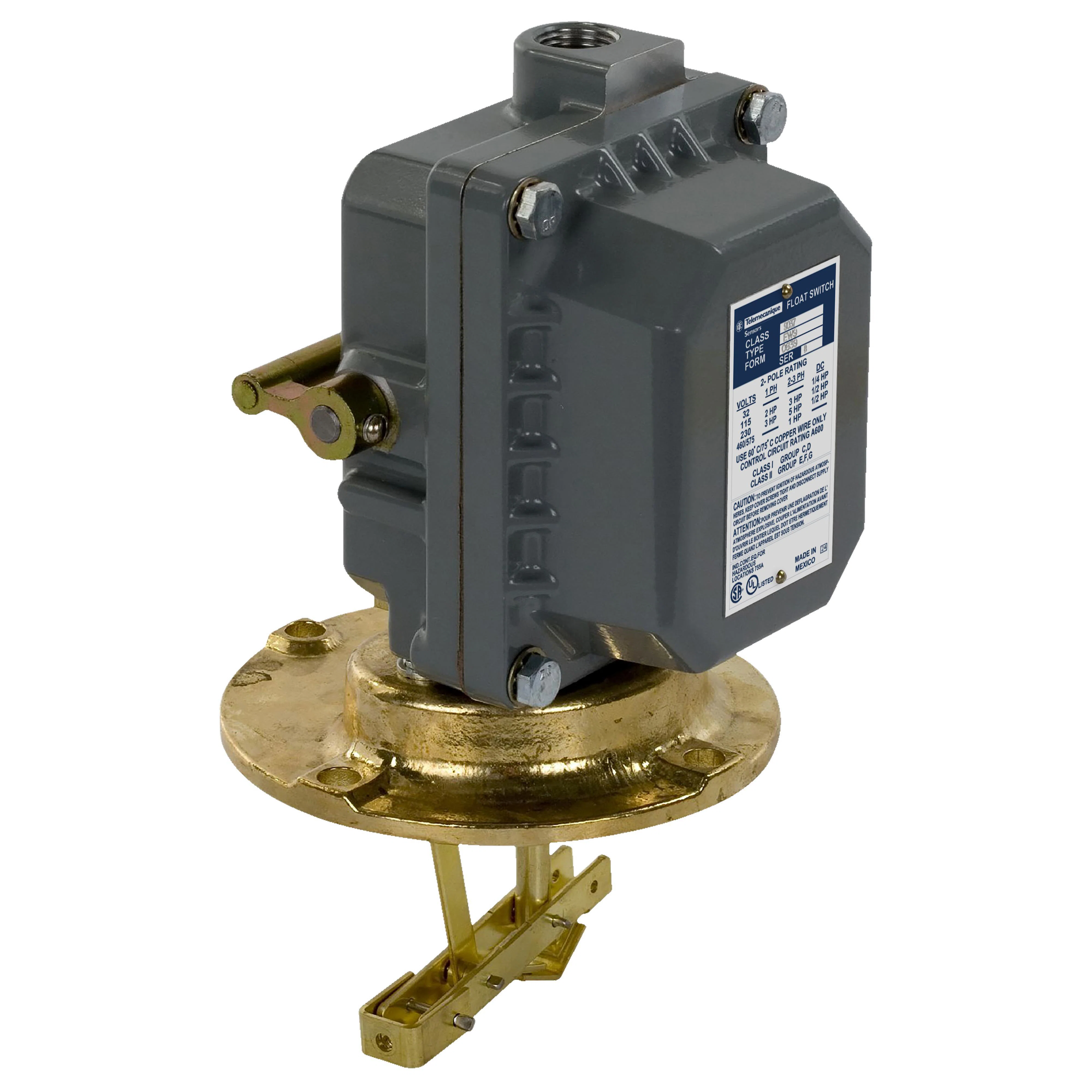 9037ER9 2-Pole Type E Float Switch, 575 V AC
