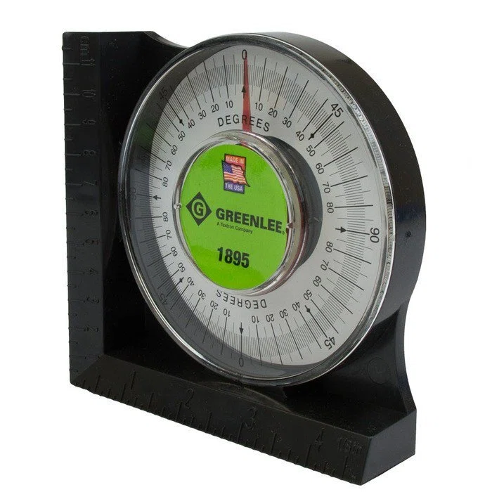 1895 Large Angle Protractor With Magnetic Base, Plastic