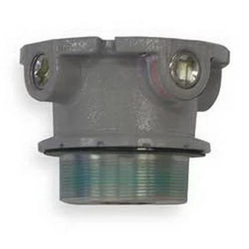 AAC-75 Unilets Explosionproof Mounting Hood, For Use With A-51 Incandescent Factory Sealed Luminaries, 3/4 in Hub, Malleable Iron